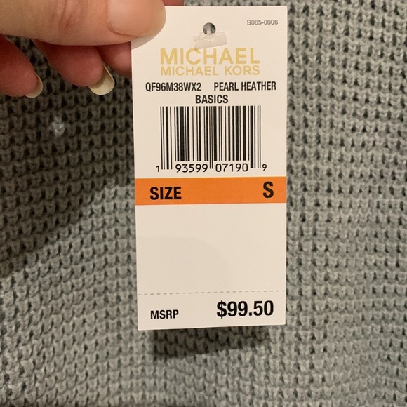 NWT Michael Kors gray cowl neck tunic sweater - Picture 5 of 7